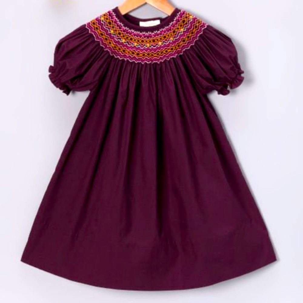 Rosalina smocked toddler dress